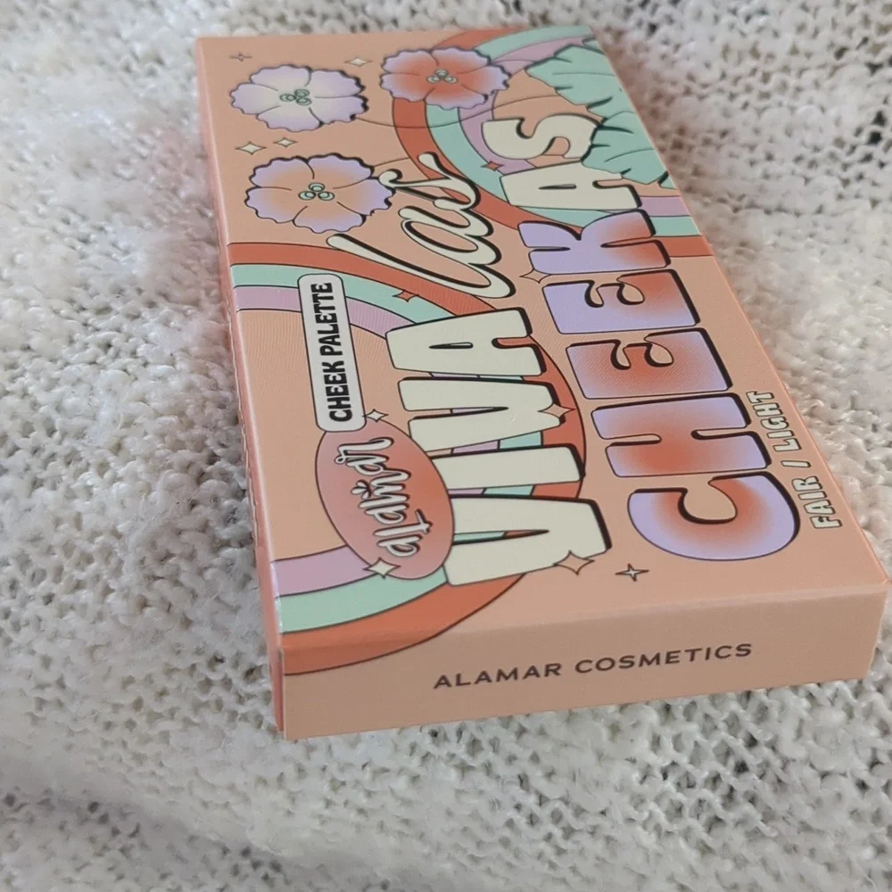 Alamar Viva Las Cheekas Cheek Palette in Fair/Light, 7.8g/0.28oz
